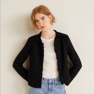NWT MANGO BLACK JACKET
